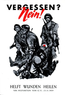 Propaganda poster: "Forget? No!" (World War II)