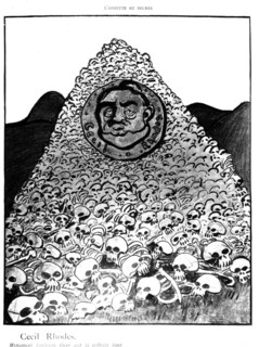 Boer War, Caricature in "L'Assiette au beurre"