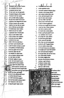 Maerlant, Rijmbijbel (rhyming Bible): Siege scene (Jerusalem)