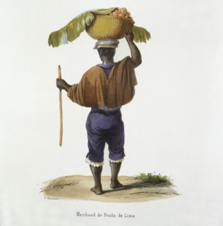 Blanchard, Fruit vendor in Lima