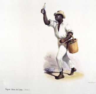 Dessin de F. Blanchard, nègres libres de Lima