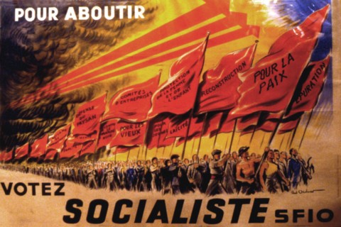 Electoral propaganda poster of the S.F.I.O. Socialist Party