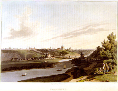 Bensley, View of the city of Smolensk