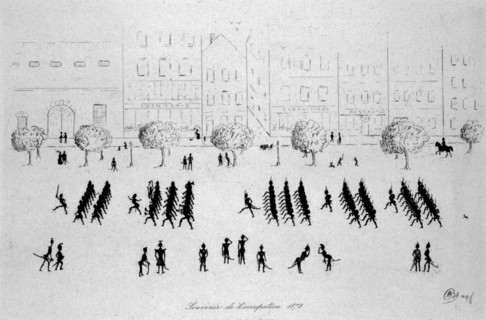 War or 1870, Souvenir of the occupation of Charleville-Mézières, Caricature
