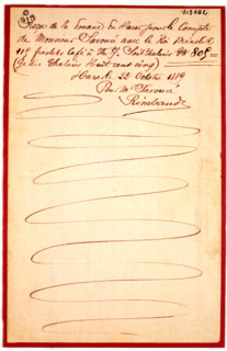 Handwritten letter by Arthur Rimbaud