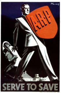 Propaganda poster for the civil defence