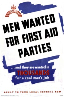 Propaganda poster for the civil defence