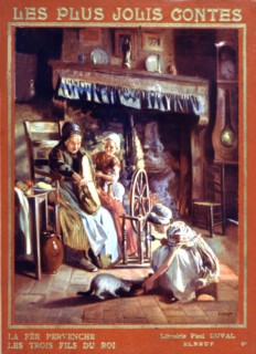 Engraving in "Les plus jolis contes" (the nicest tales) by Mrs Louis Hourticq