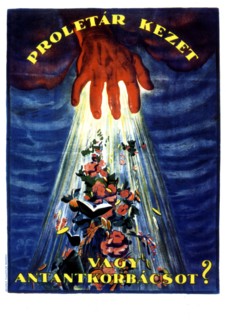 Affiche politique, Révolution hongroise de 191 9