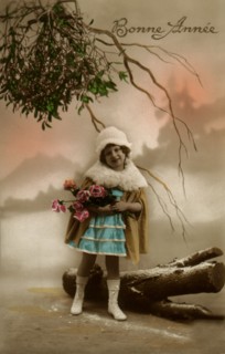 Season's greetings card: "Happy New Year"
