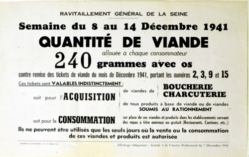 Official poster on supplies