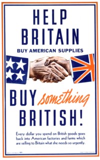Propaganda poster the aim of which is to help Great Britain