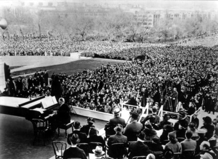Demonstration for the civil rights