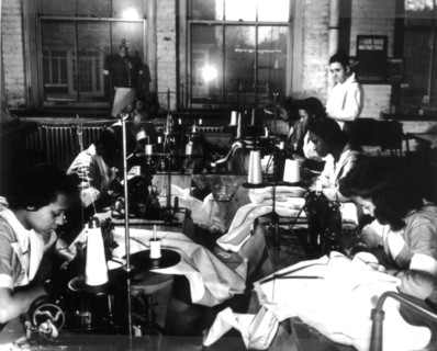 Atelier de couture aux Etats-Unis