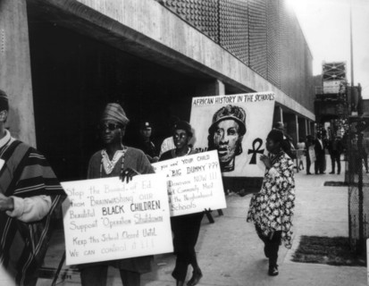 Manifestation de femmes noires