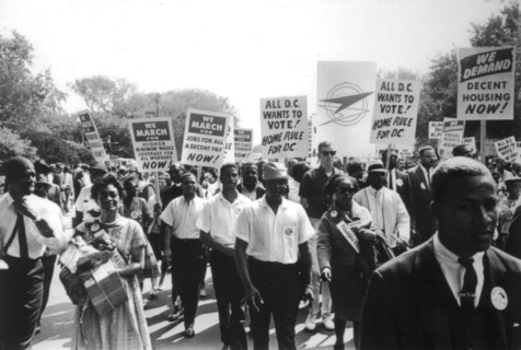 Black Americans demonstration