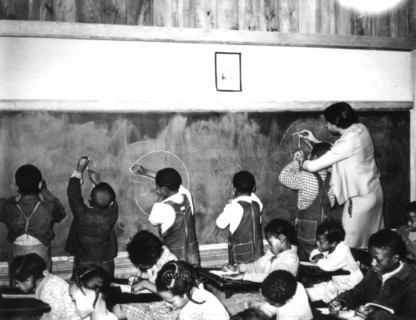 Ecole pour enfants Noirs aux Etats-Unis au temps de la ségrégation