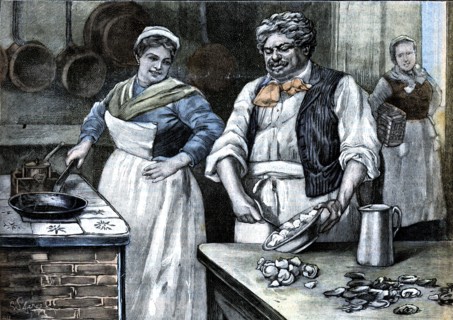 Alexandre Dumas Père, préparant son omelette aux huîtres (1905)