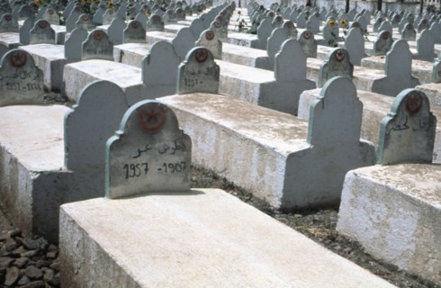 Algeria, Soummam Valley, Ouzellagen cemetery