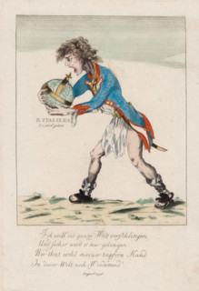German caricature of revolutionary France, 1796