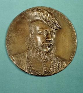Bronze medal by Germain Pilon. Charles IX (1560-1574)