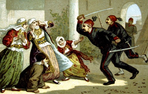 Massacre d'Arménie par les Turcs en 1894-1896. Massacre d'Héraklion (Crête)
