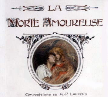 Dead lover, Lithograph after A. P. Laurens