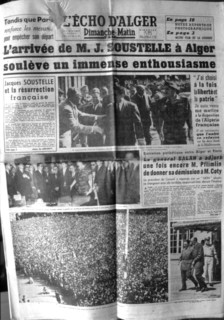War in Algeria, Front page of the newspaper "L'Echo d'Alger"
