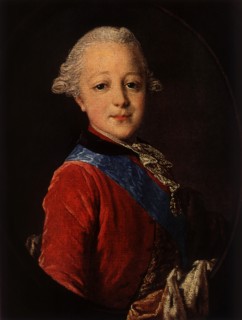 Rokotov, Le grand prince Paul enfant