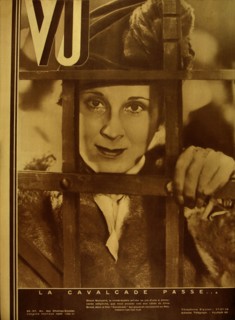 Cover of the newspaper 'Vu', actress Diana Wynyard
