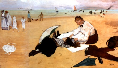 Degas, Sunbathing By the Sea