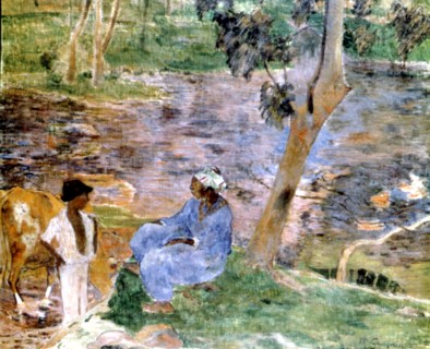 Gauguin, At the Pond's Edge