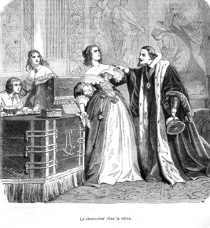 The Three Musketeers, Cardinal de Richelieu visiting Anne of Austria