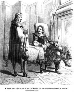 The Three Musketeers, Cardinal de Richelieu and King Louis XIII