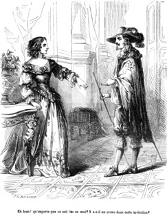 The Three Musketeers, Louis XIII with Anne of Austria