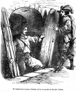 The Three Musketeers, Athos with d'Artagnan