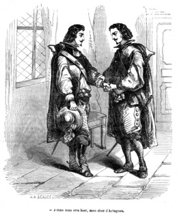 The Three Musketeers, Athos with d'Artagnan
