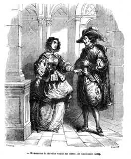 The Three Musketeers, D'Artagnan with Ketty