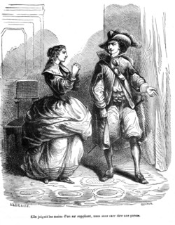 The Three Musketeers, D'Artagnan with Ketty