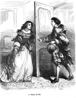The Three Musketeers, D'Artagnan with Milady