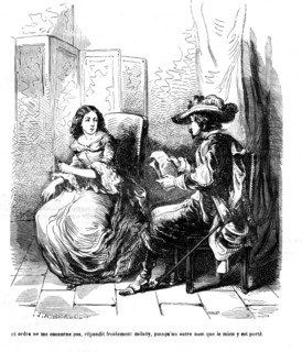 The Three Musketeers, Lord de Winter and Milady