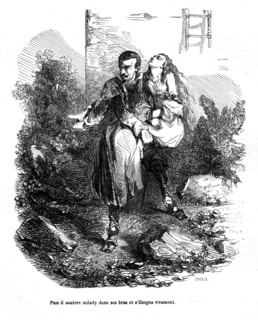 The Three Musketeers, Felton is helping Milady to escape