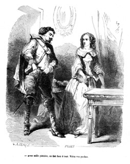 Les trois mousquetaires, Le comte de Rochefort et Milady