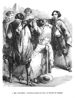 Les trois mousquetaires, Illustration