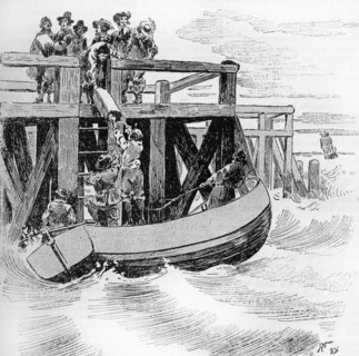 Illustration by R. de la Nézière. "Twenty Years After" (Sequel to "The Three Musketeers").