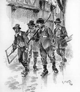 Illustration by R. de la Nézière. "Twenty Years After" (Sequel to "The Three Musketeers").