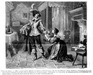 Twenty Years After (sequel to 'The Three Musketeers'). Illustration