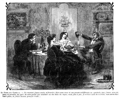 The Lady of the Camelias. Illustration