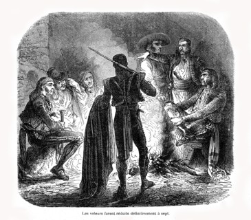 De Paris à Cadix: Seven thieves left