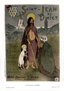 Advertising poster by Moreau-Nelaton for the resort town of Saint-Jean du Doigt in Brittany
